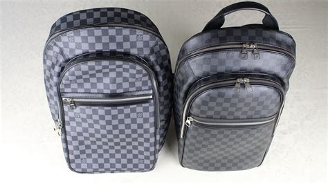 louis vuitton damier backpack real vs fake|Louis Vuitton checkered backpack.